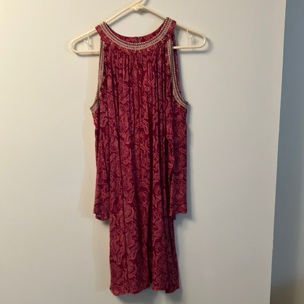 Bohemian style dress.